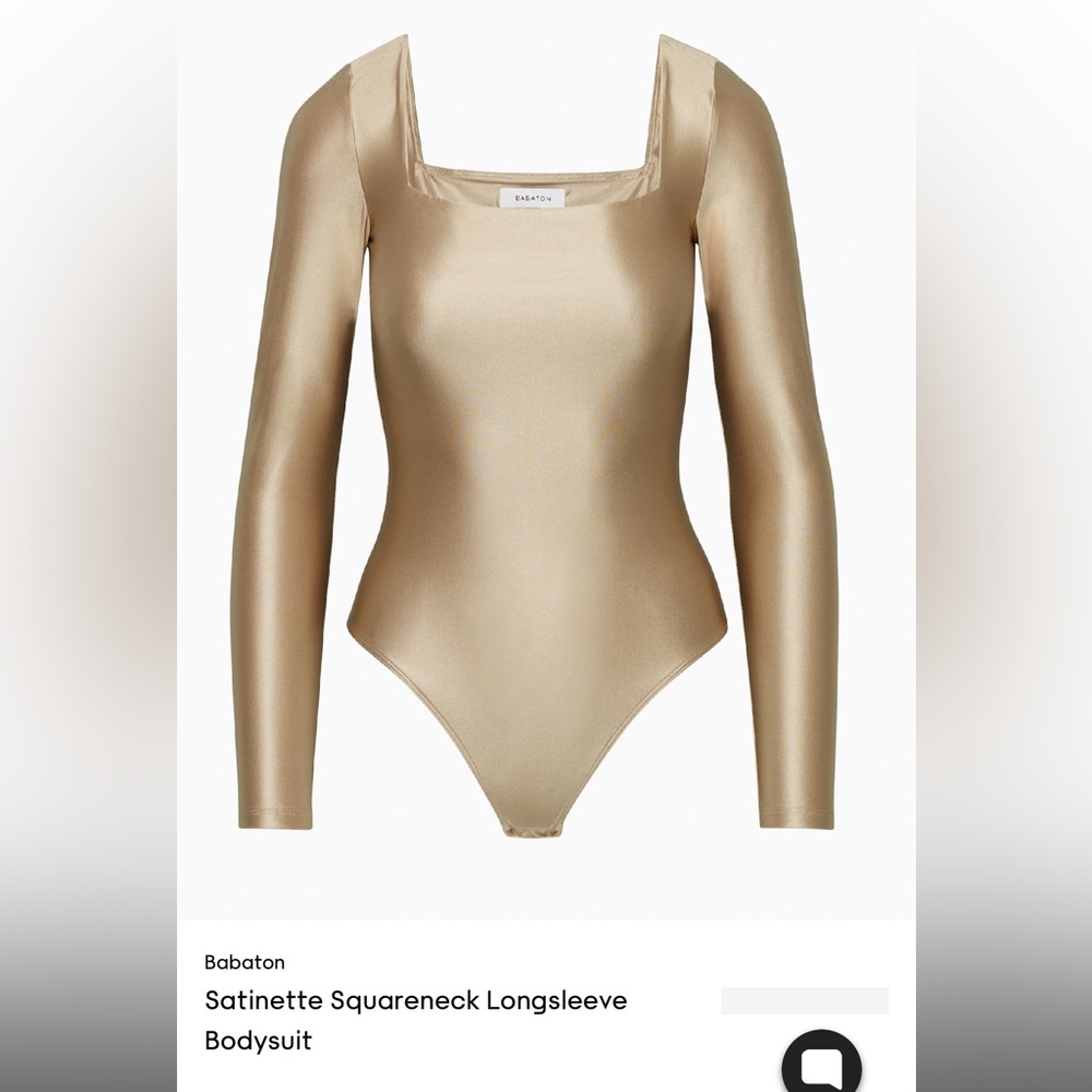 Babaton Gold bodysuit